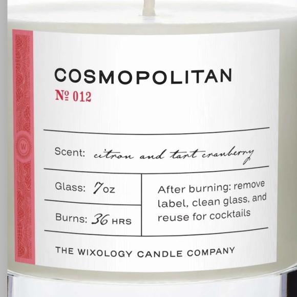 Wixology Candle Company - Cosmopolitan Candle (7 oz) - Picture 6 of 6